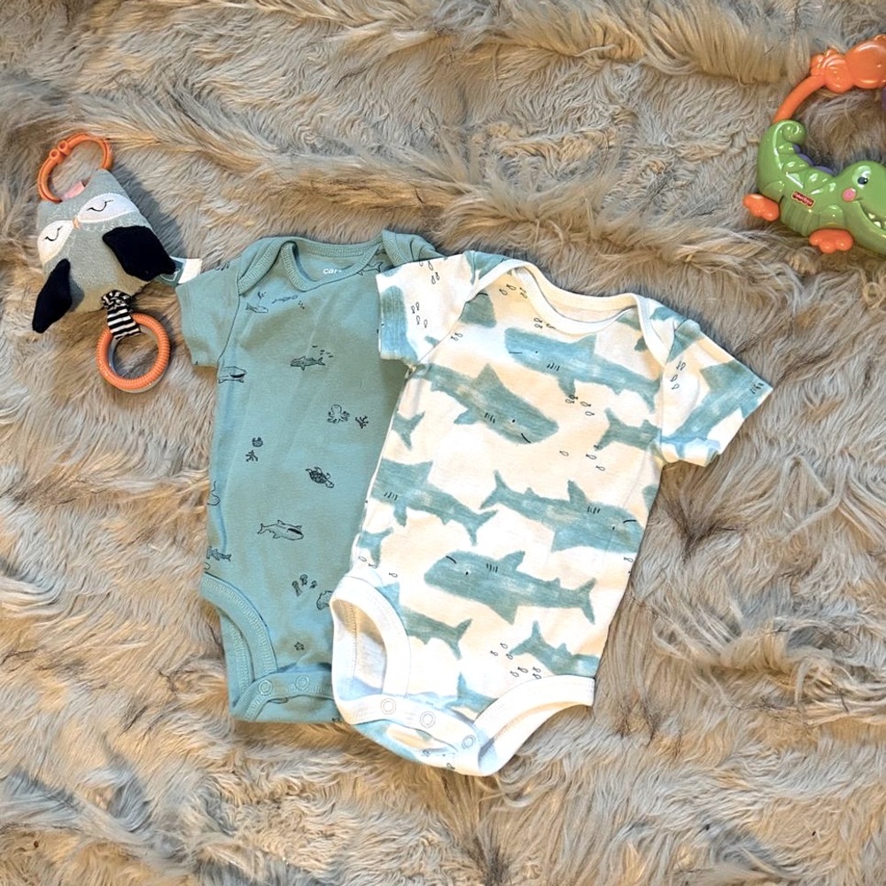 Carter’s Baby Boy Onesies (2 Pack)
